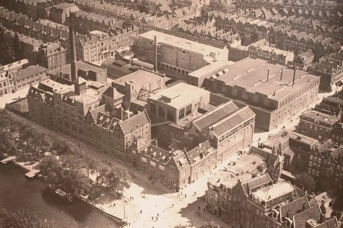 historische foto brouwerij terrein 1913