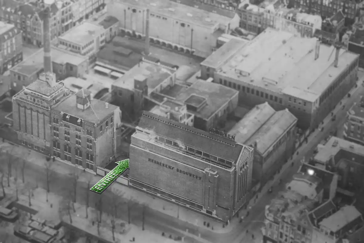 historische foto brouwerij concept entree