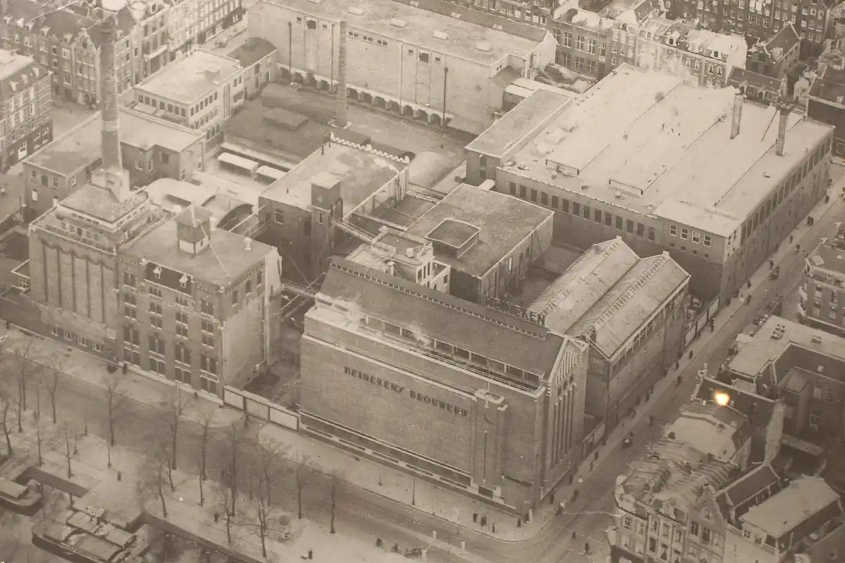 historische foto brouwerij terrein 1950