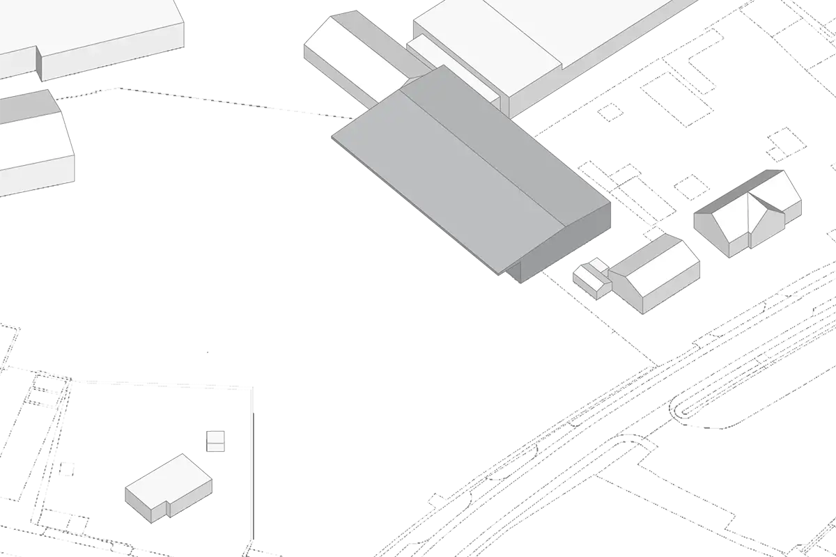 isometrie schema bestaand gebouw